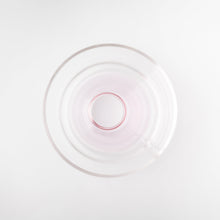 Load image into Gallery viewer, Pink Glass Chasen Stand Bowl