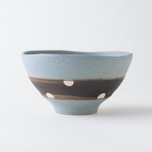 Load image into Gallery viewer, Polka Dot Gray Matcha Bowl
