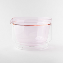 Load image into Gallery viewer, Double-Walled Pink Matcha Bowl
